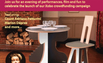 2014 09 10 Xobo Soiree Kickstarter flyer